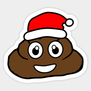 christmas poo emoji Sticker